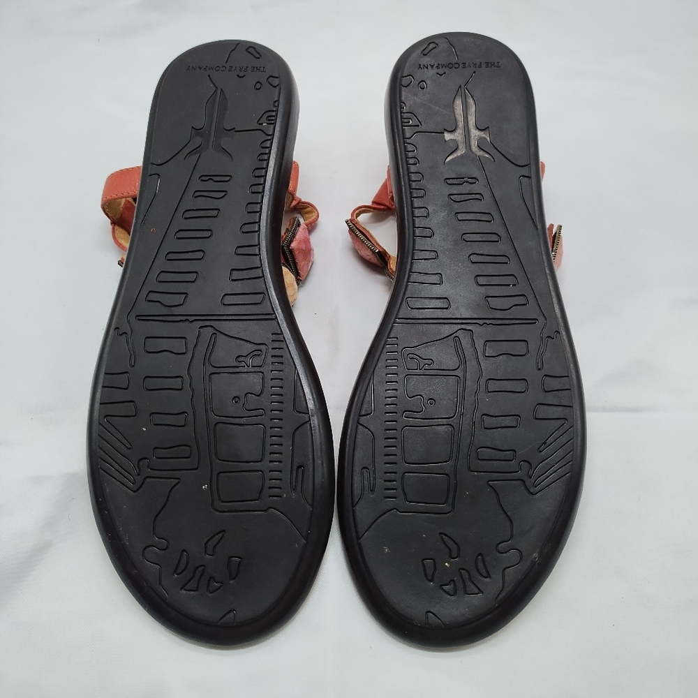 Women's Frye Dani Jeweled T strap Sandals Size 8M - Picture 2 of 10